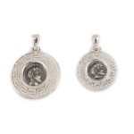 Silver Coin Pendant - Athena and Owl Tetradrachm - Image 3