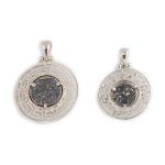 Silver Coin Pendant - Athena and Owl Tetradrachm - Image 4