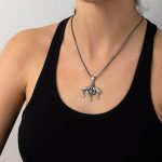 Minoan Bees Pendant - Sterling Silver - Image 2
