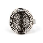 Phaistos Disc Meander Ring - 925 Sterling Silver - Image 10