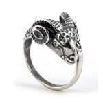 Ram's Head Ring in Sterling silver - Image 3