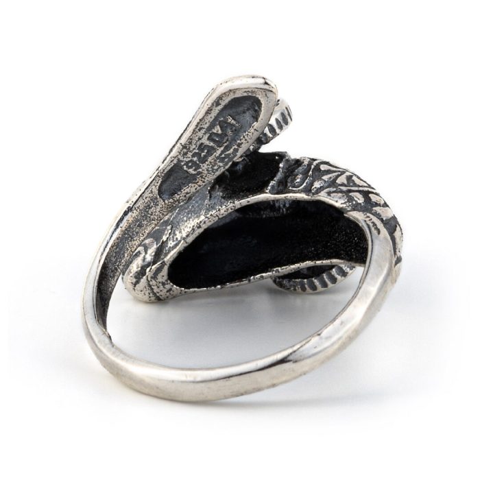 Ram's Head Ring in Sterling silver - Image 4