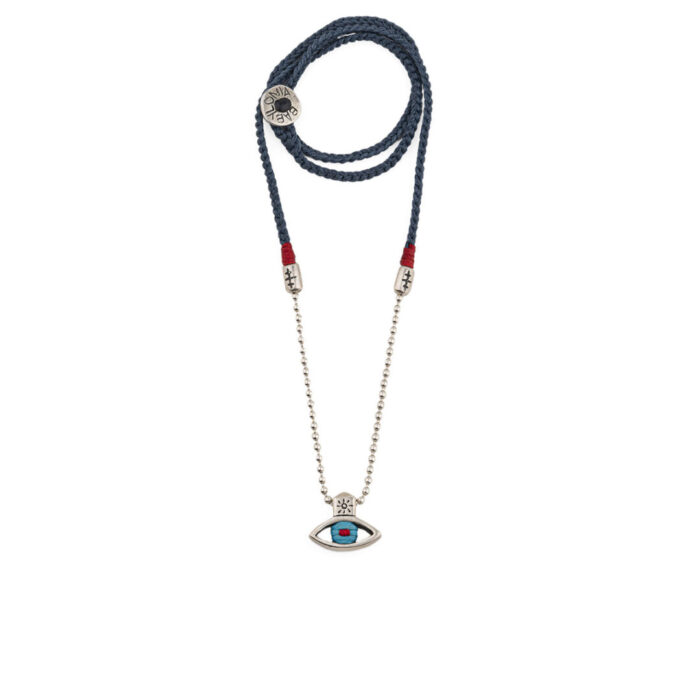 Babylonia Necklace Evil Eye Linked – 935 Sterling Silver - Image 1