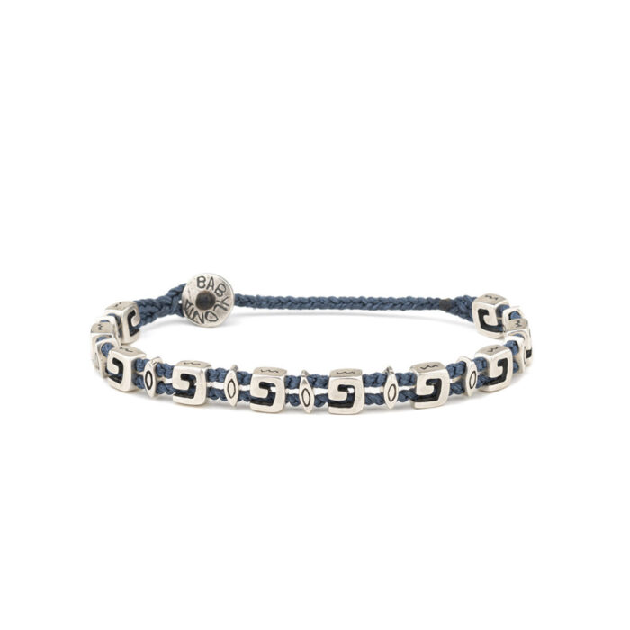 Babylonia Bracelet Meander Links – 935 Sterling Silver - Image 1