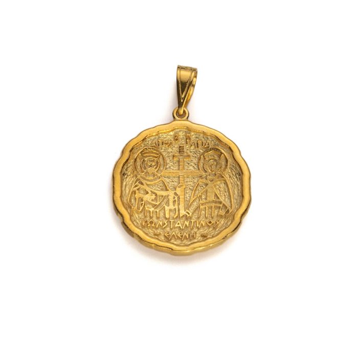 Constantine Coin Pendant – 9K Gold - Image 3