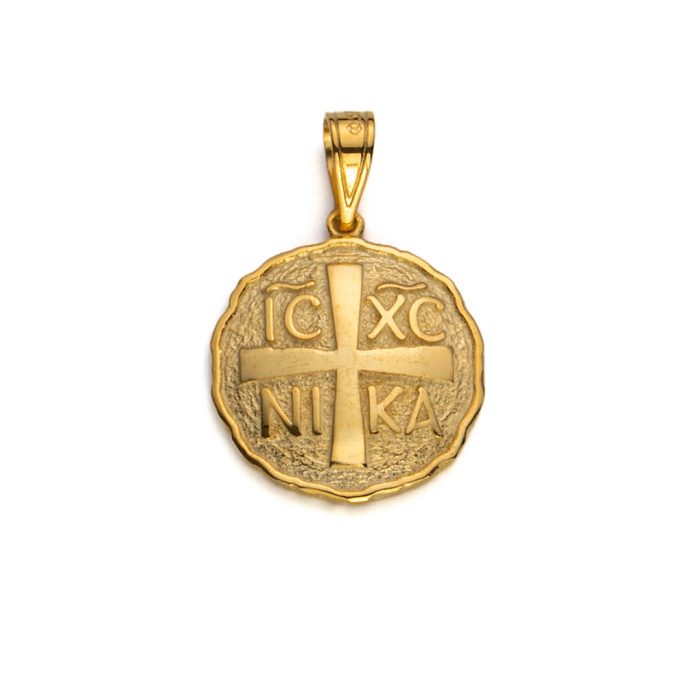 Constantine Coin Pendant – 9K Gold - Image 4