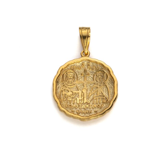 Constantine Coin Pendant – 9K Gold - Image 5