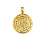 Phaistos Disc Pendant 14K Gold - Image 3
