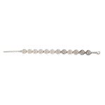 Phaistos Disc Link Bracelet - 925 Sterling Silver with Blue Opal - Image 6