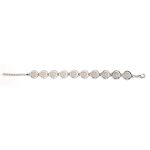Phaistos Disc Link Bracelet - 925 Sterling Silver with Blue Opal - Image 4