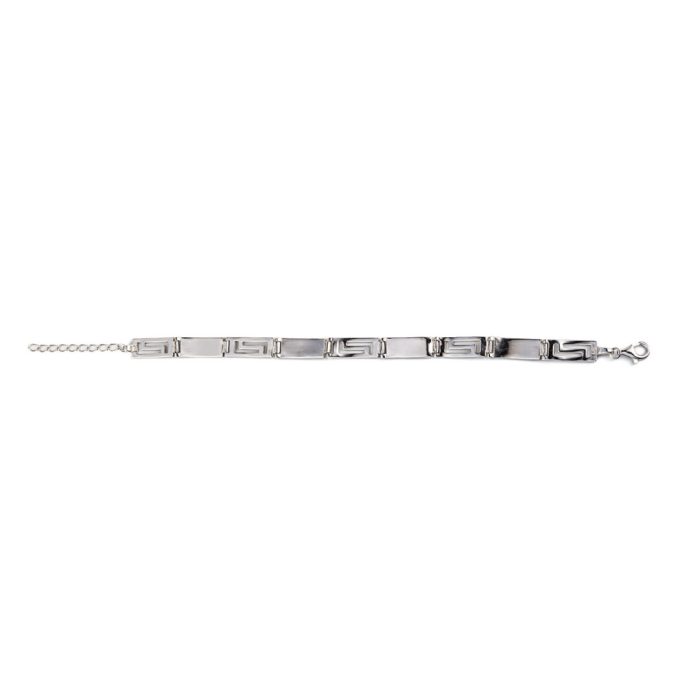 Meander Bracelet – 925 Sterling Silver with Opal - Image 4