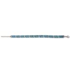 Meander Link Bracelet – 925 Sterling Silver with Opal - Image 7