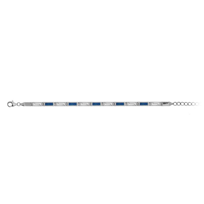 Meander Bracelet – 925 Sterling Silver with Opal - Image 7