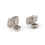 Meander Stud Earrings – 925 Sterling Silver with Opal - Image 4