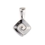 Greek Key Pendant – 925 Sterling Silver with Opal - Image 3