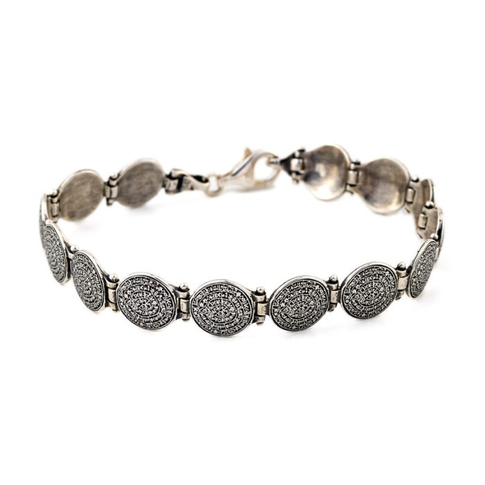 Phaistos Discs Bracelet - 925 Sterling Silver - Image 3