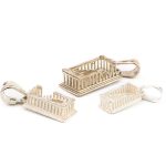 Parthenon Charm Sterling Silver Pendant - Image 4