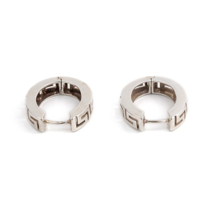 Meander Clip Earrings - Image 4