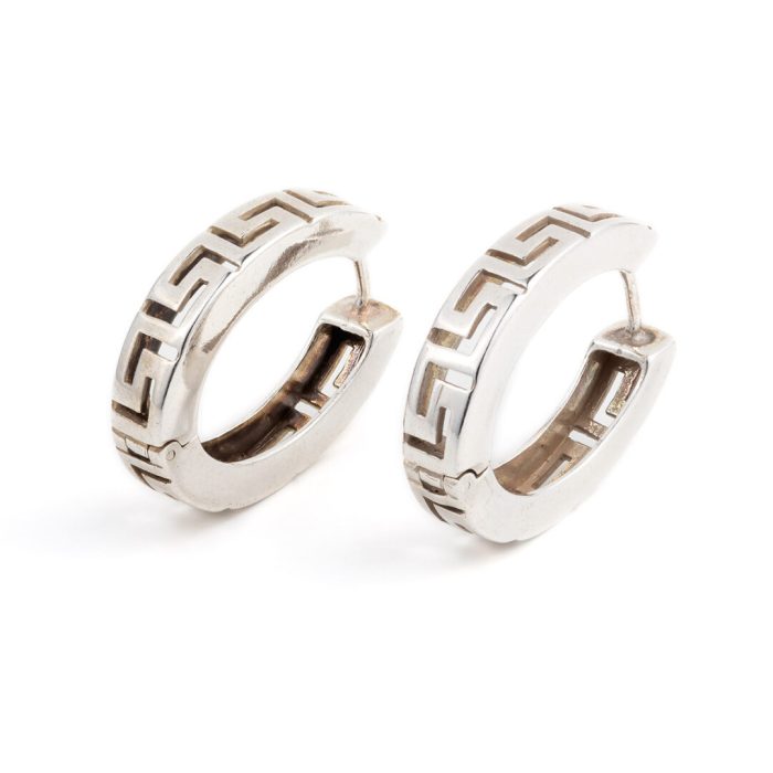 Meander Clip Earrings - Image 5