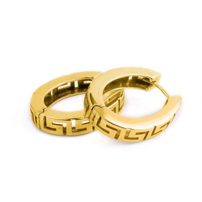 Meander Clip Earrings - Image 6
