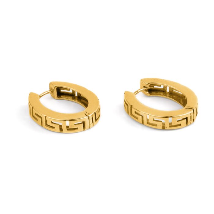 Meander Clip Earrings - Image 7