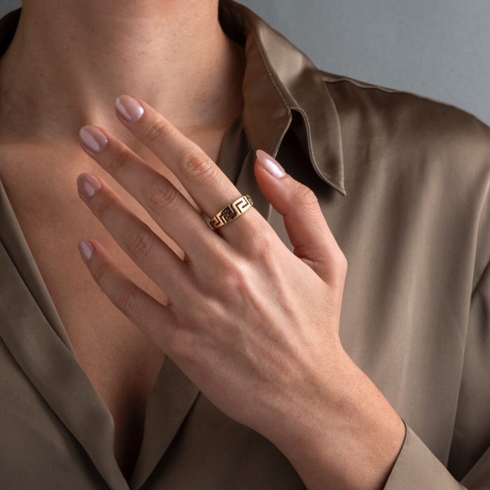 Meandros Ring 14K Gold - Image 2