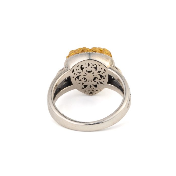 Gerochristo - Iris ring in Sterling Silver with Turquoise - Image 3