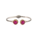 Gerochristo - Iris Bracelet in Sterling Silver with Gemstone