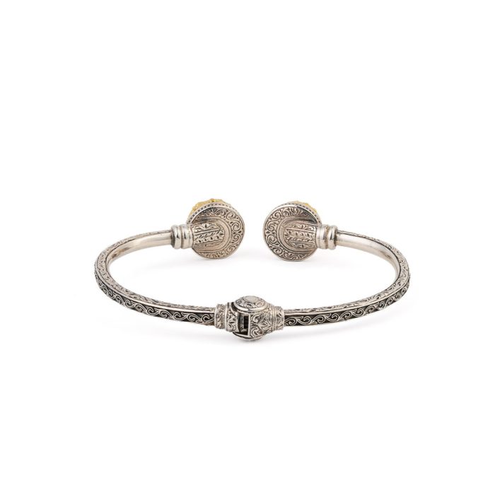 Gerochristo - Iris Bracelet in Sterling Silver with Gemstone - Image 2