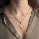 Cross Pendant – Gold Plated 925 Silver with Multicolor Zircons - Image 2