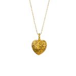 Gerochristo - Kallisto Heart pendant in Gold plated silver 925