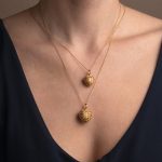Gerochristo - Kallisto Heart pendant in Gold plated silver 925 - Image 2