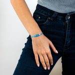 Meander Bracelet – 925 Sterling Silver with Opal - Image 3