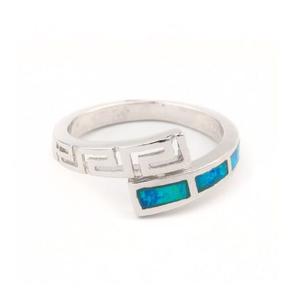 Meander Opal Ring