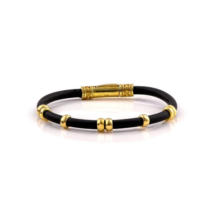 Beads Bracelet - 925 Sterling Silver Gold Plated - Image 5