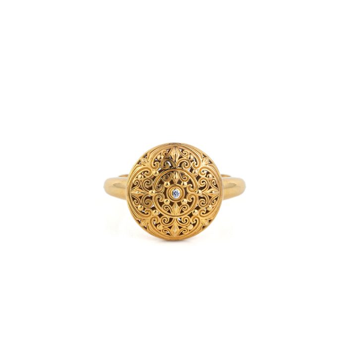 Kallisto Ring in Gold plated and 925 sterling silver - Image 1