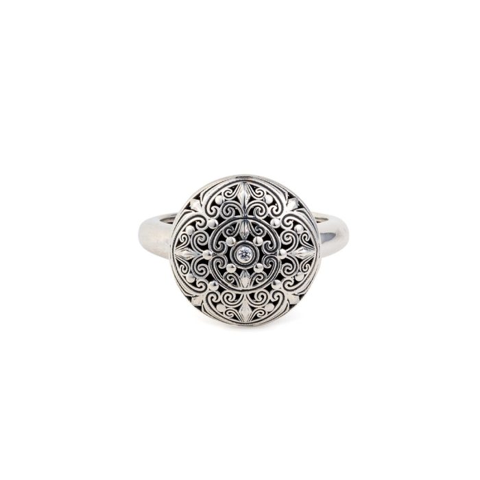 Gerochristo - Kallisto Ring oxidized silver 925 - Image 1