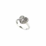 Gerochristo - Kallisto Heart Ring in oxidized silver - Image 3