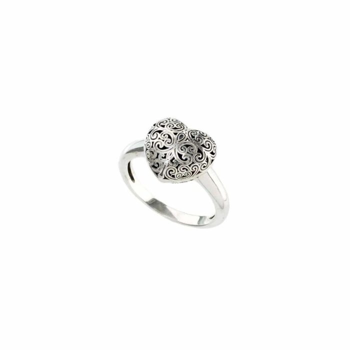 Gerochristo - Kallisto Heart Ring in oxidized silver - Image 3
