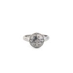 Gerochristo - Kallisto Round Ring in oxidized silver