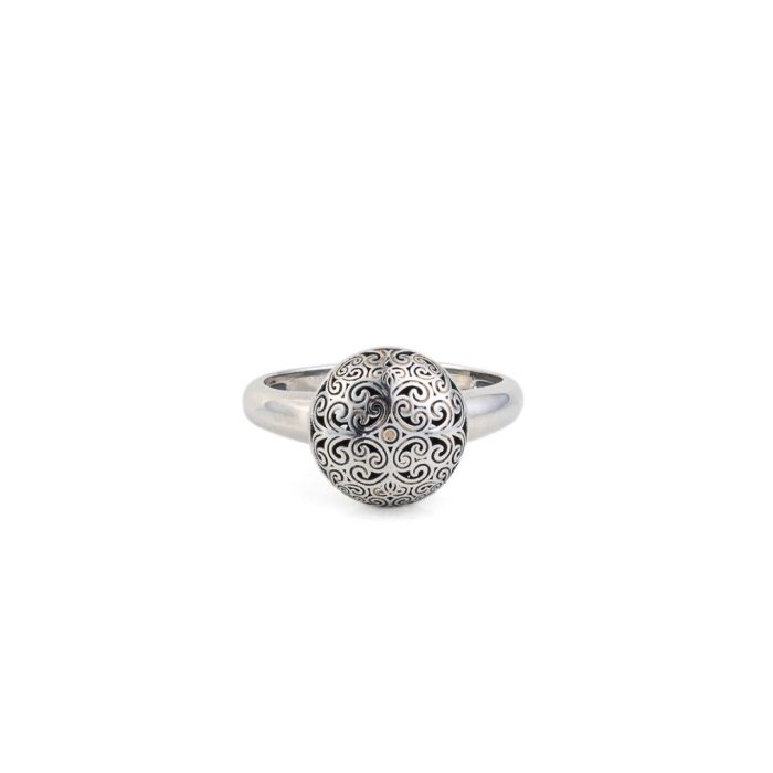 Gerochristo - Kallisto Round Ring in oxidized silver - Image 1
