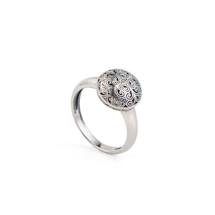 Gerochristo - Kallisto Round Ring in oxidized silver - Image 2