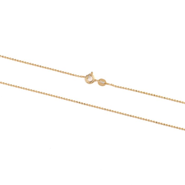 Ball Chain - 925 Sterling Silver and Gold Plated - Image 1