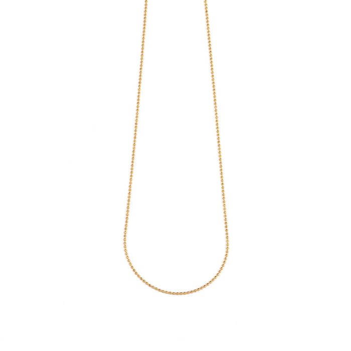 Ball Chain - 925 Sterling Silver and Gold Plated - Image 2