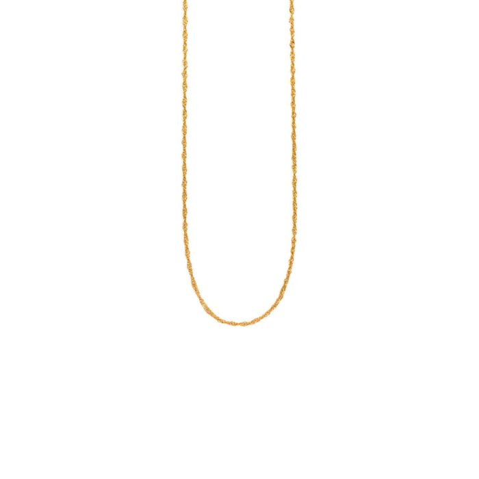 Twisted Chain - Gold Plated Silver 925 - Image 2