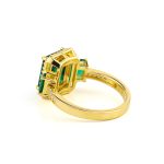 Green Cubic Zirconia Ring - Image 3
