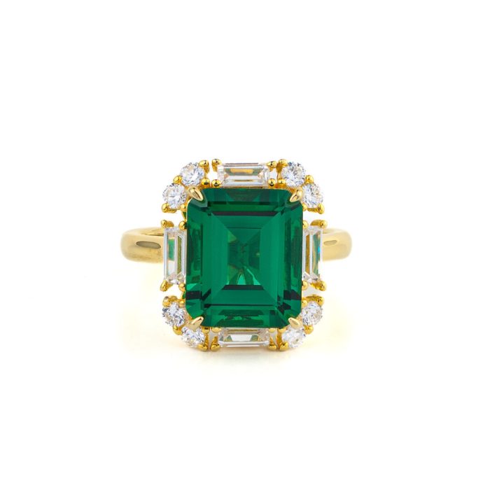 Green Zircon Ring - Image 1