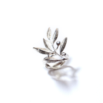 Ancient Greek Ring with olive leaves - Sterling Silver - Image 5