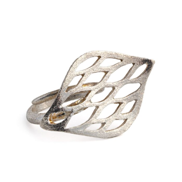 Leaf Ring - 925 Sterling Silver - Image 1