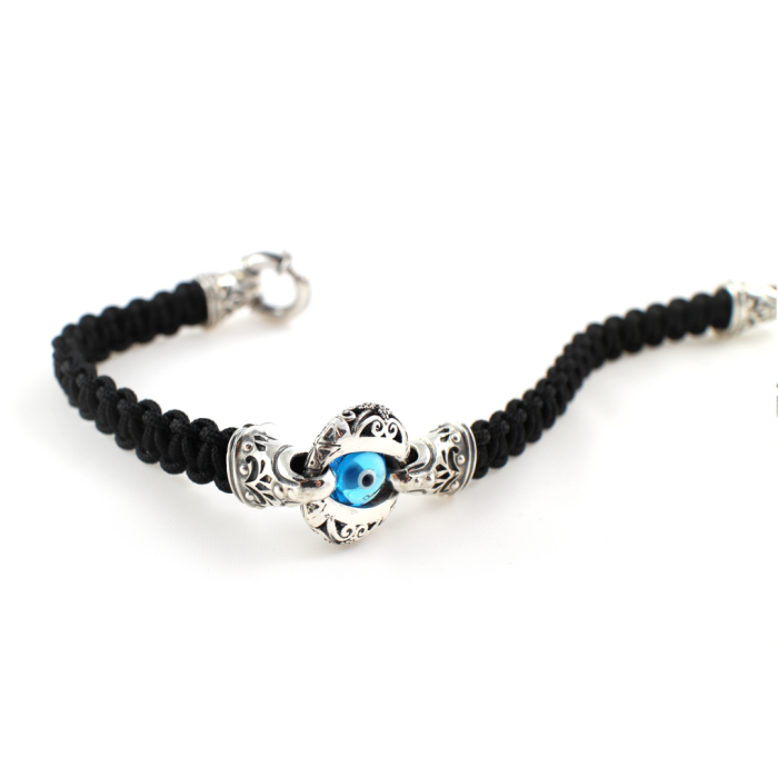 Βραχιόλι Macrame Μάτι – Ασήμι 925 Κοσμήματα Yianni - Image 5